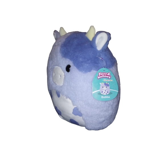 12-INCH ORIGINAL BUBBA THE COW FUZZ-A-MALLOWS BY SQUISHMALLOWS - Picture 8 of 8
